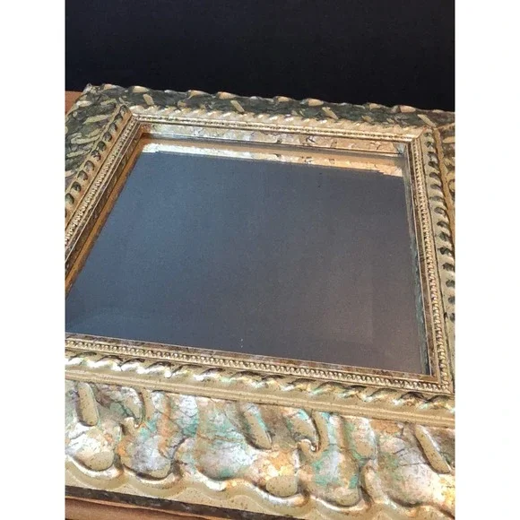 Stone Mirror By Dayton Hudson Corp Vtg 1999 12x12x1.5